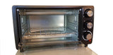 12L Toaster Oven Powerful 800W Bake Grill Broil Toast Timer Temp & Heat Selector